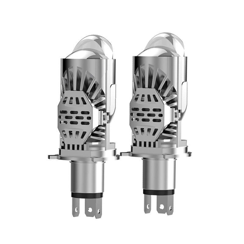 KKledheadlight K5 H4 Mini projector 2 PCS AUTOMOTIVE HEADLIGHT LED BULBS H4 6000K 55W