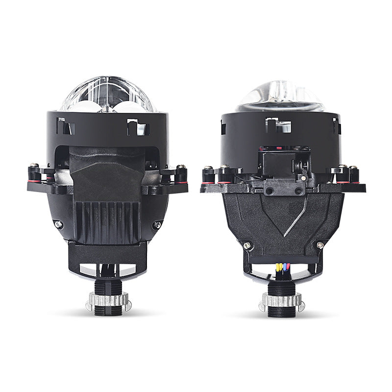 KKledheadlight K2 2 PCS 3.0 inch LED biled lens dual direct light for cars and motorcycles H4, H7, 9005, 9006 universal