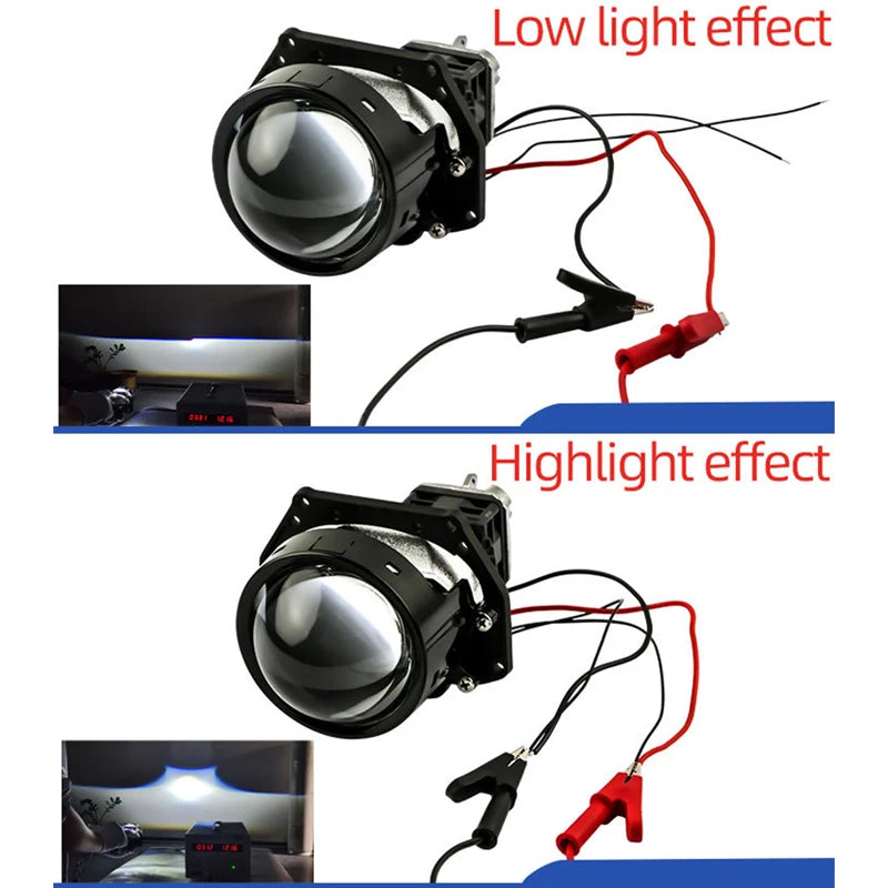 KKledheadlight K5 70W high power lens led headlights bi led projector lens 3.0 inch light for car h4 h11 led headlights h7 led headlight bulbs